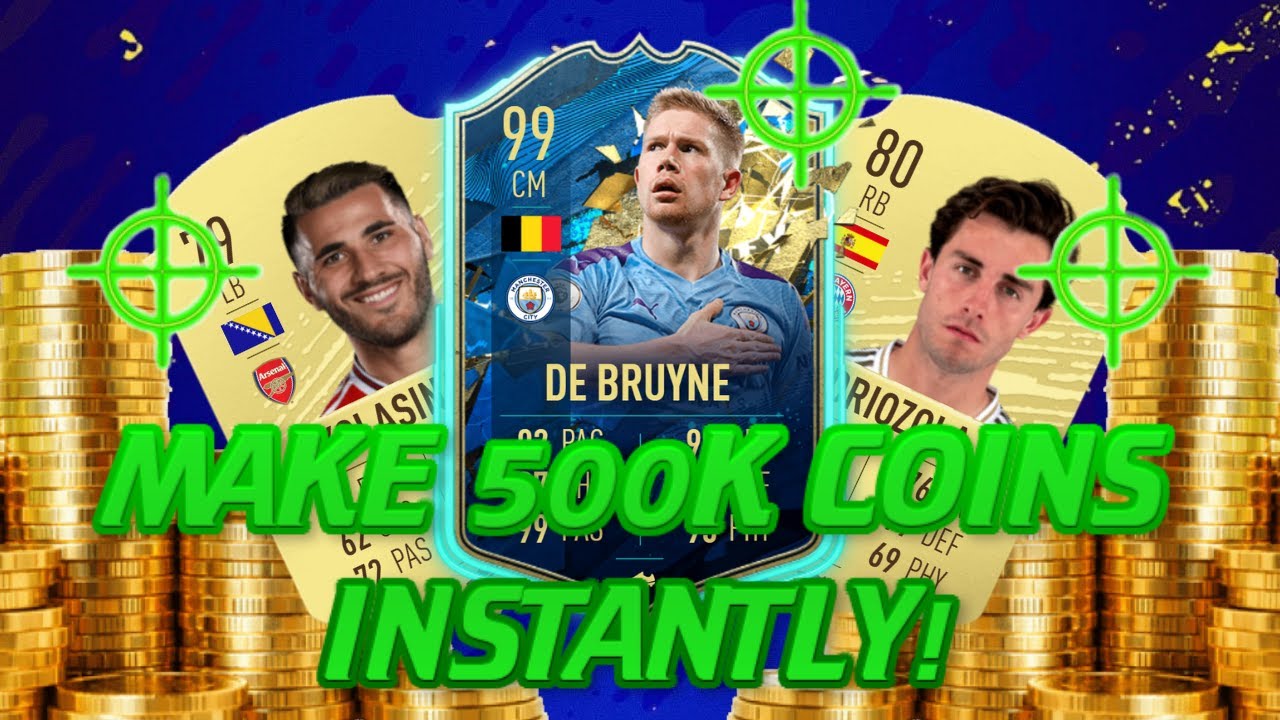 HOW TO MAKE 500K COINS INSTANTLY ON FIFA 20! THE BEST TRADING METHOD ON FIFA 20! MAKE EASY COINS!