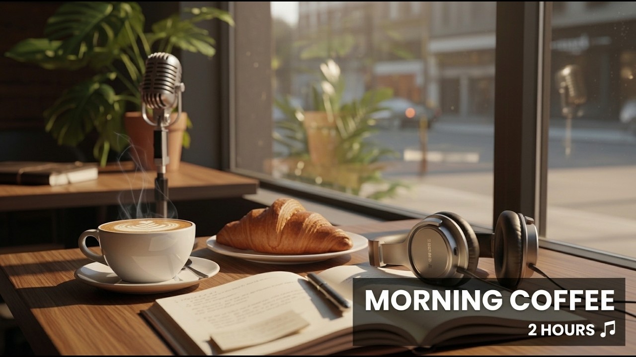Morning Coffee Music ☕ Cozy Paris Cafe Ambience | 2 Hours Relaxing Music
