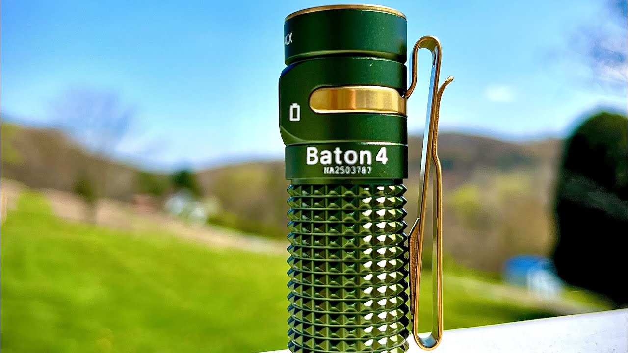 Распаковка и тестирование Olight baton 4