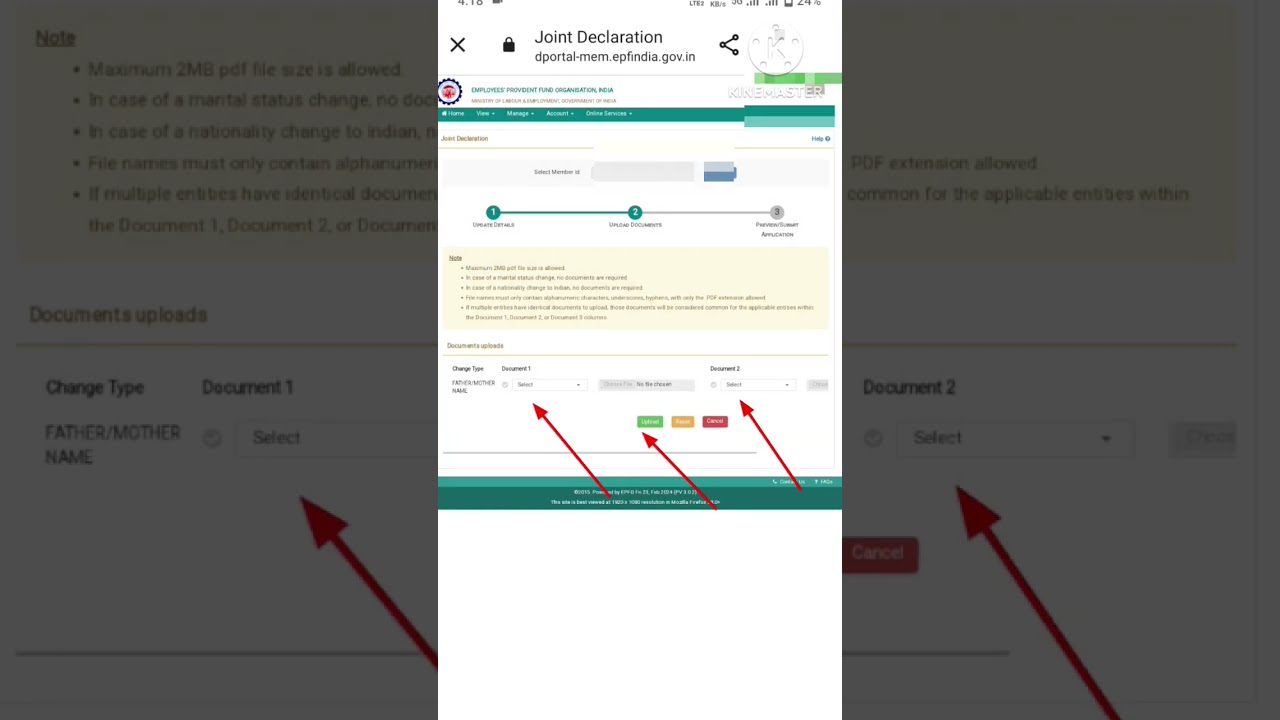 PF Father Name Correction online kaise kare|DOJ DOB Correction online 2024 New Process #sorts
