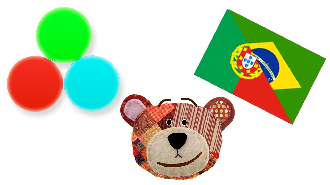 Los colores - Actividades en portugués para niños