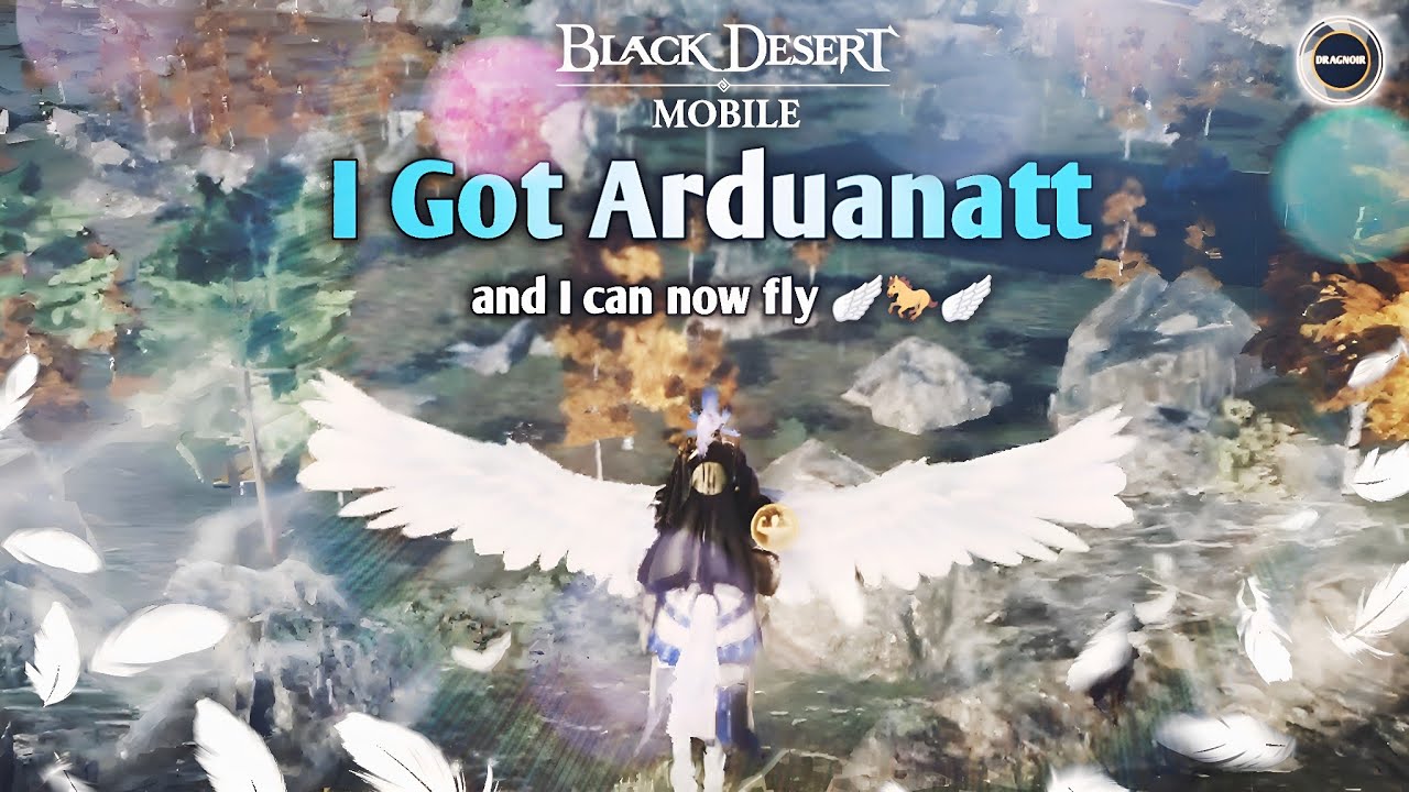 I got Arduanatt🪽🐎🪽 (Flying Horse) 🤩 | Black Desert Mobile