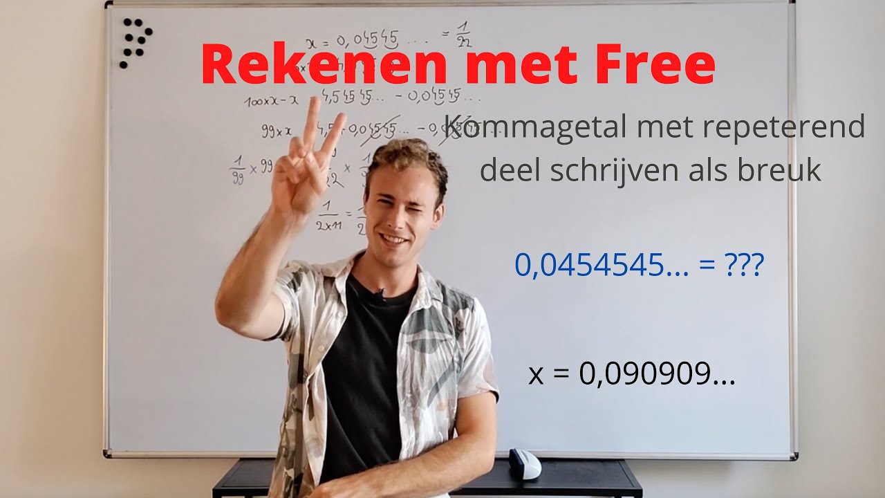 Rekenen met Free 137 - Van kommagetal met repeterend deel naar breuk