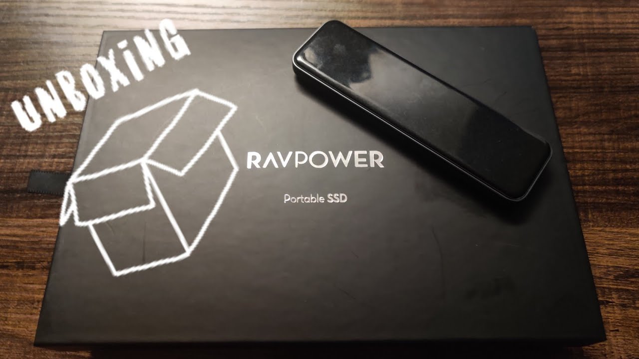 Ravpower Portable SSD - Unboxing