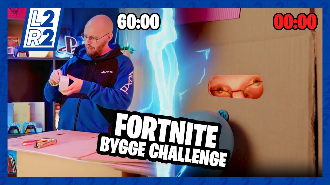 60 MINUTTERS IRL FORTNITE BYGGECHALLENGE! | L2R2 S3E7 | @SoAmazingyo  & @spillejan
