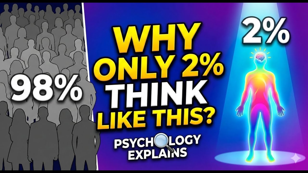 Why Only 2% of People Think Like This (Psychology Explains)