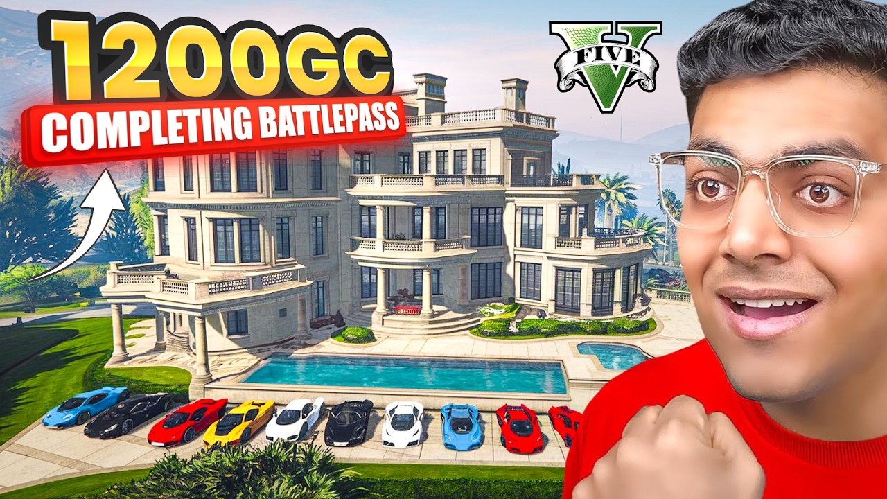 FINALLY 😍 I Spent 1200 GC And Completed The New BattlePass In GTA 5 RP | Grand RP Cyber BattlePass 🔥