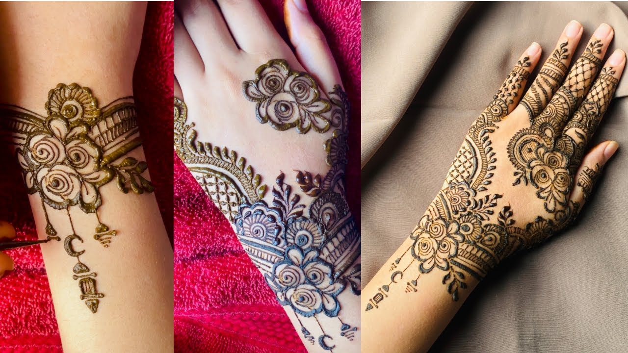 Simple eid henna design 2025( all step available)