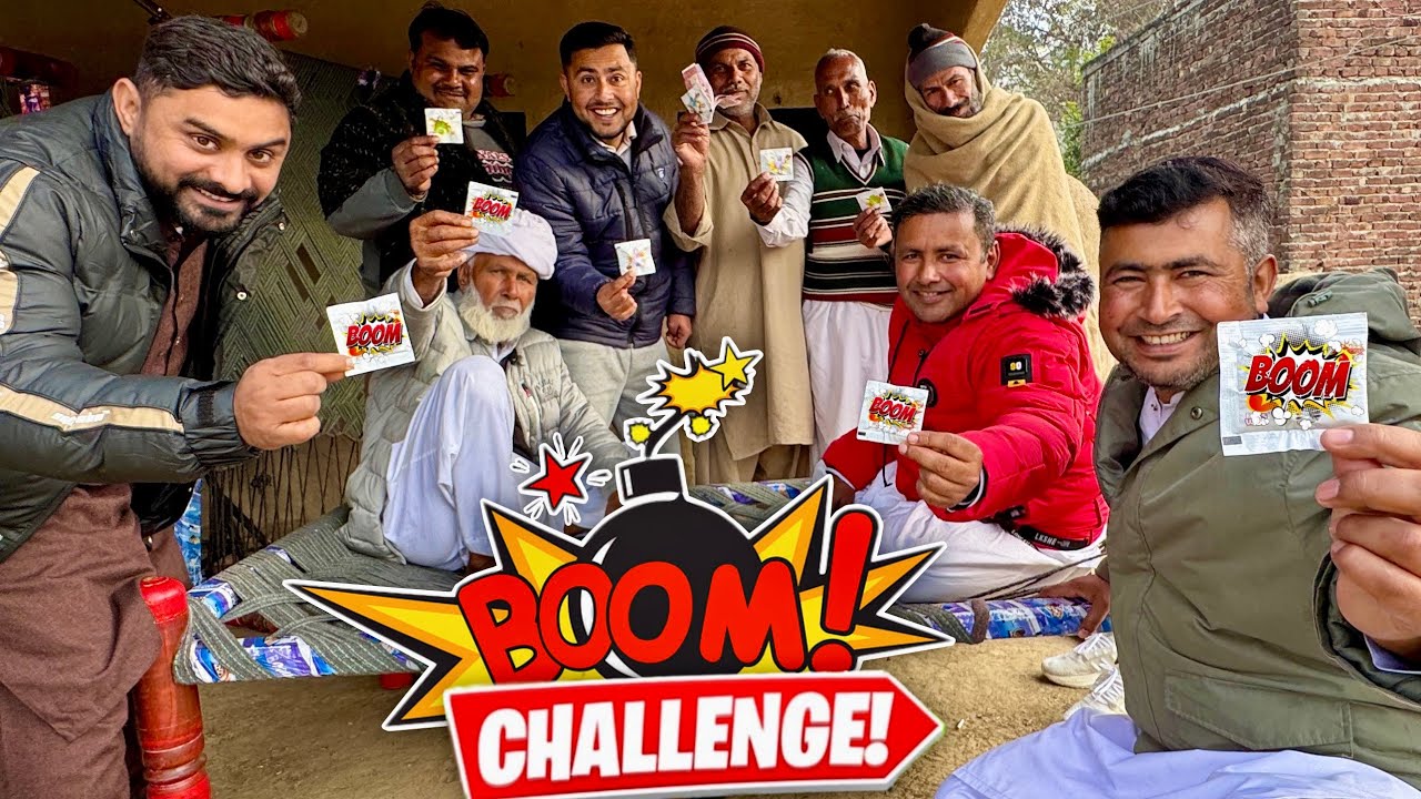 BOOM BOOM CHALLENGE PEHLE KIS KA BOOM PHATY GA