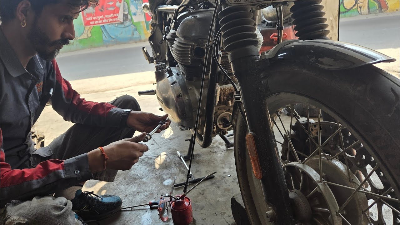 GT 650 ENJINE GEAR CHANGE ,PART THIRD