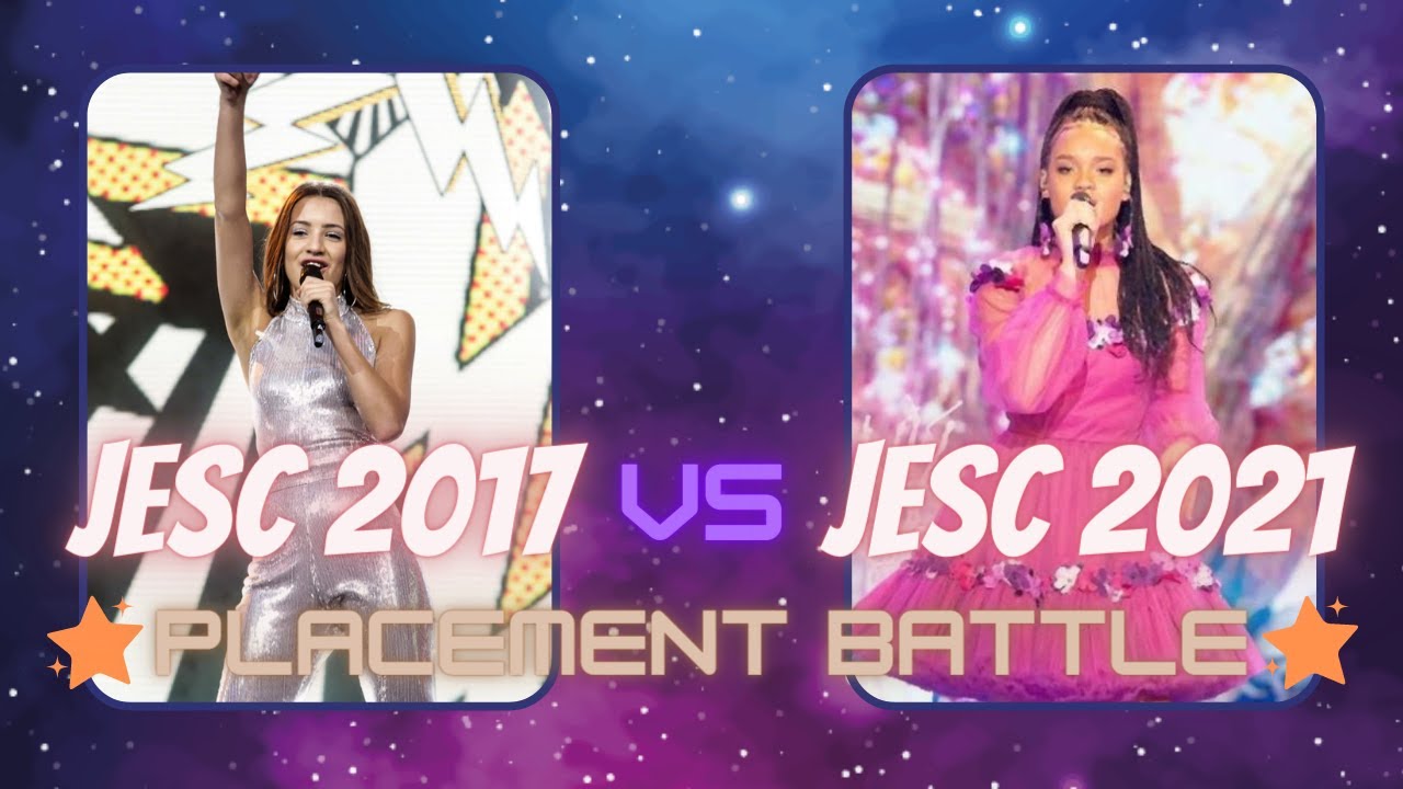 Junior Eurovision 2017 vs Junior Eurovision 2021:Placement Battle(JESC 2017 vs JESC 2021)