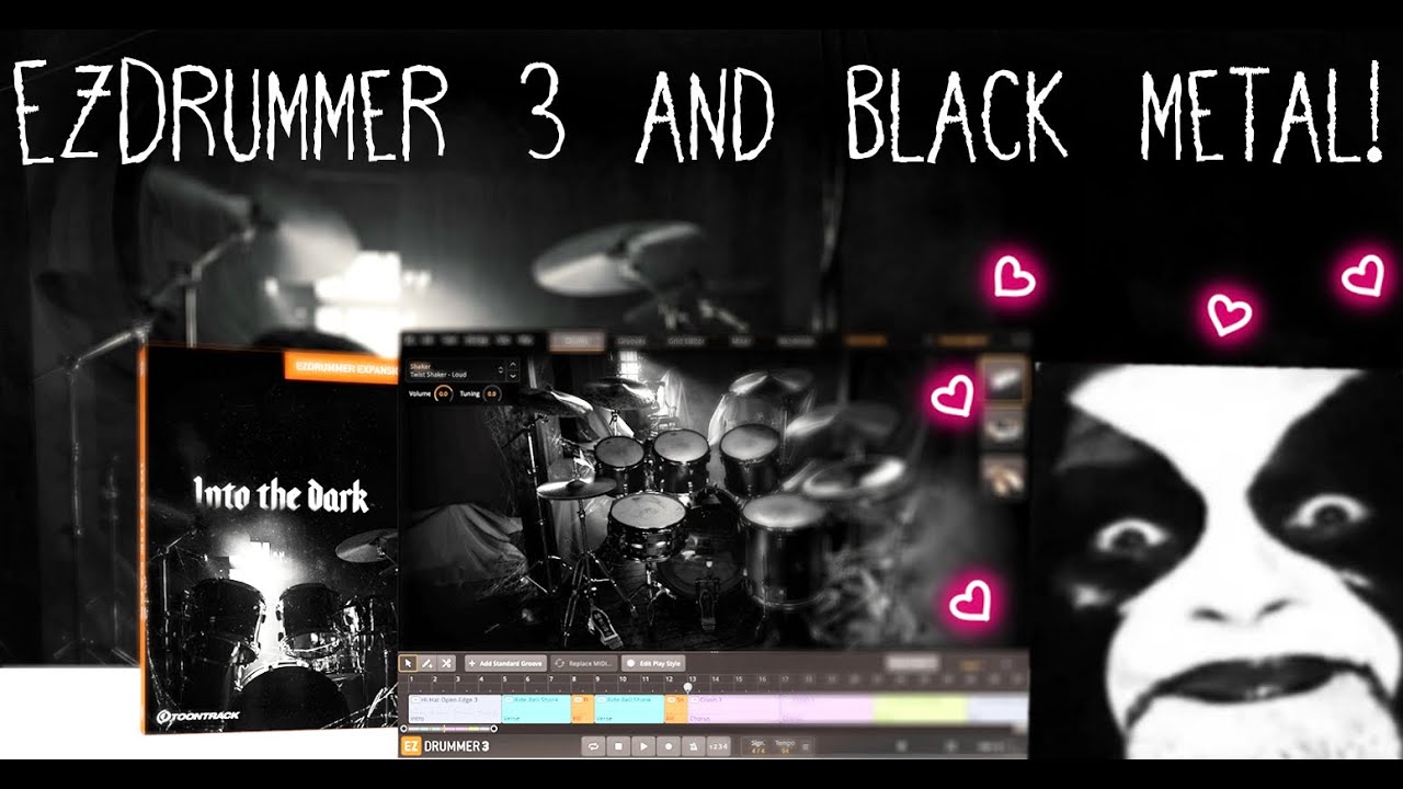 Black metal with EZDrummer 3!? - (EZX Into the dark)