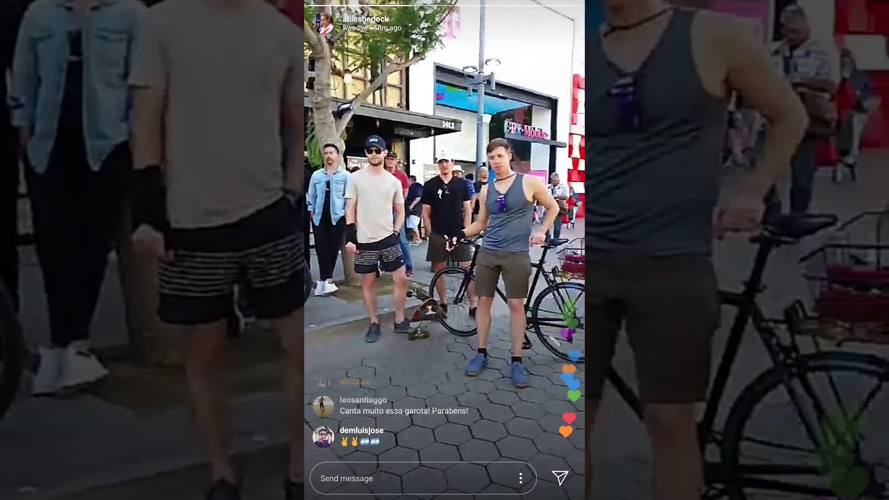 Allie Sherlock live on Instagram 4th November 2019