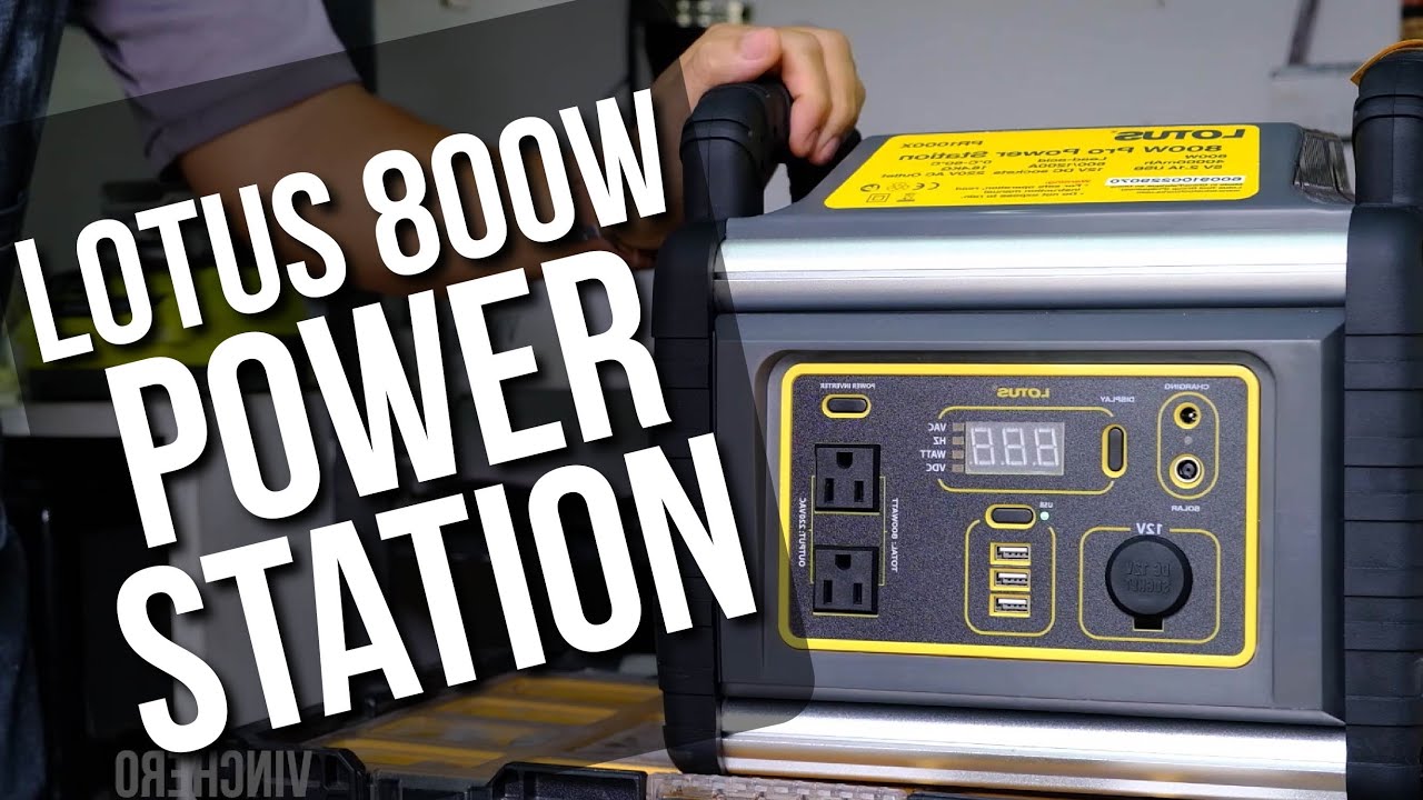 Lotus 800 Watt Portable Power Station / Power Bank A Good Alternative to a Generator?