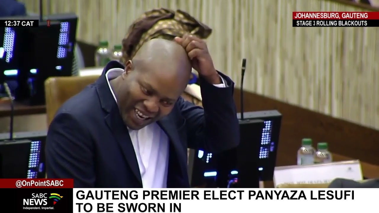 Gauteng Premier Elect Panyaza Lesufi to be sworn in