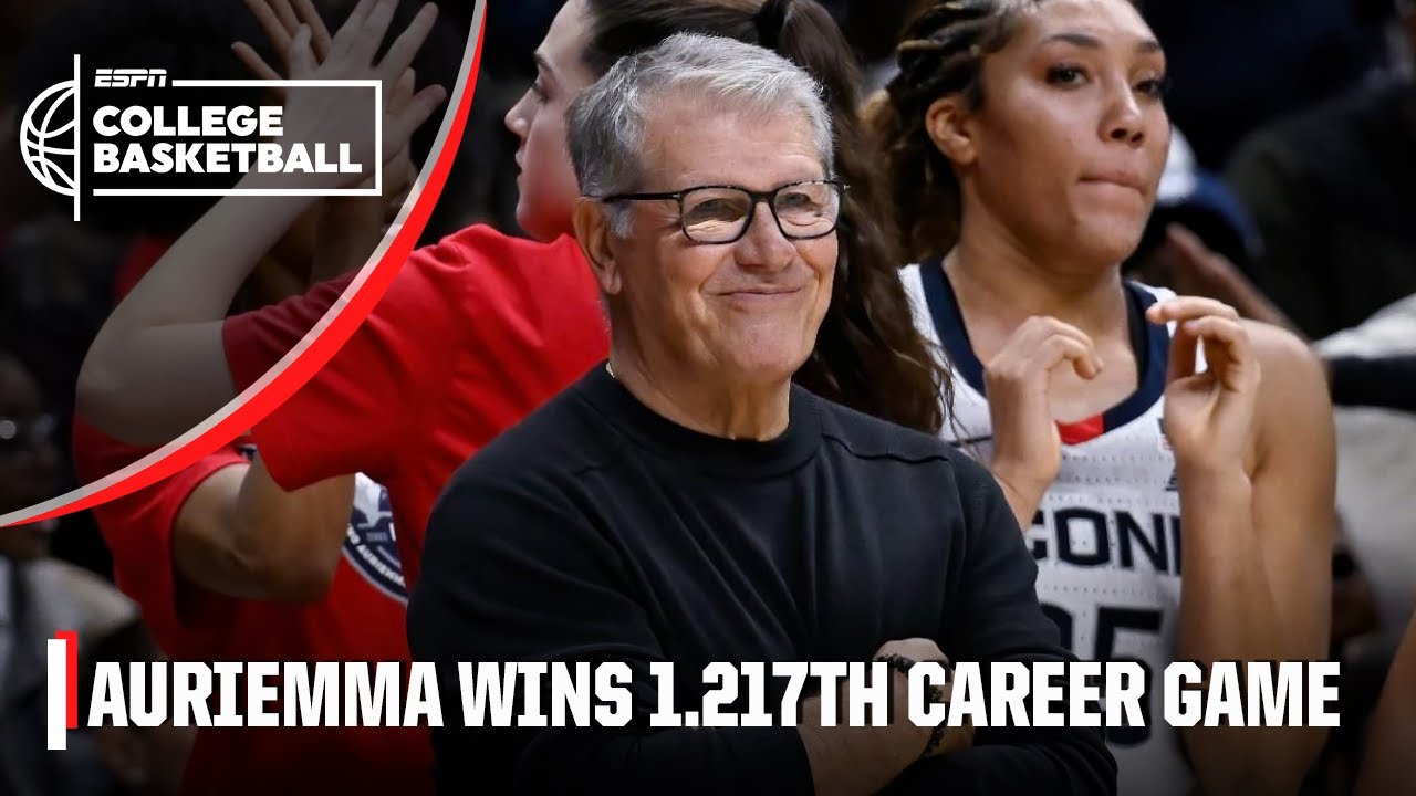 UConn’s Geno Auriemma becomes all-time wins leader 👏 🏀 | ESPN College Basketball
