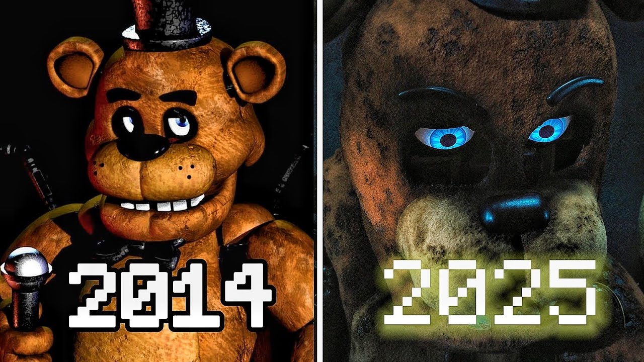 Эволюция ВСЕХ трейлеров Five Nights at Freddy's (игр и фильмов) 2014-2025