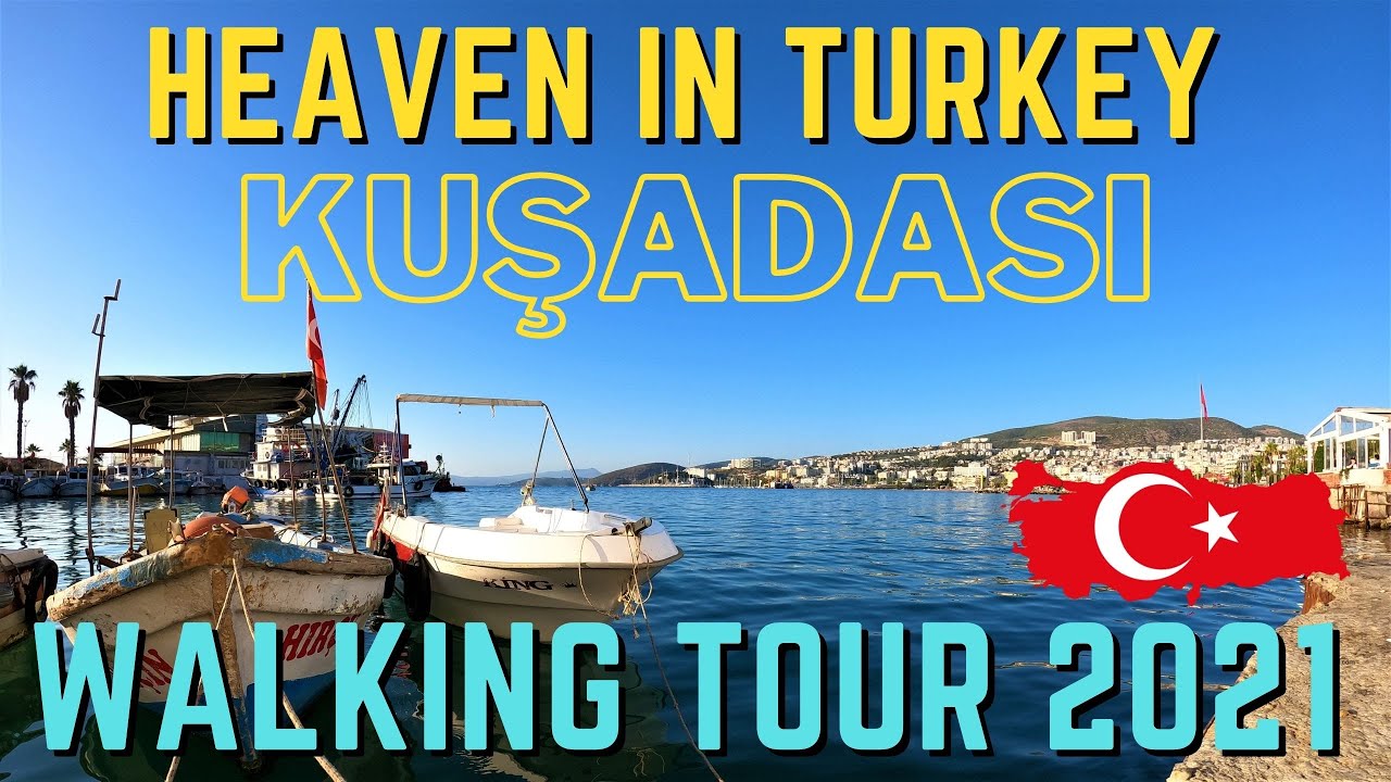 Discover Kusadasi | Walking Tour 4K | Turkey Summer Destinations | Travel VLOG