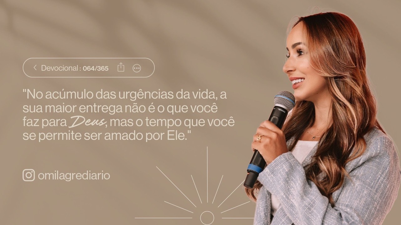 DEVOCIONAL/ORAÇÃO DO DIA - (05 | MARÇO) - FABIOLA MELO - MILAGRE DIÁRIO 064/365