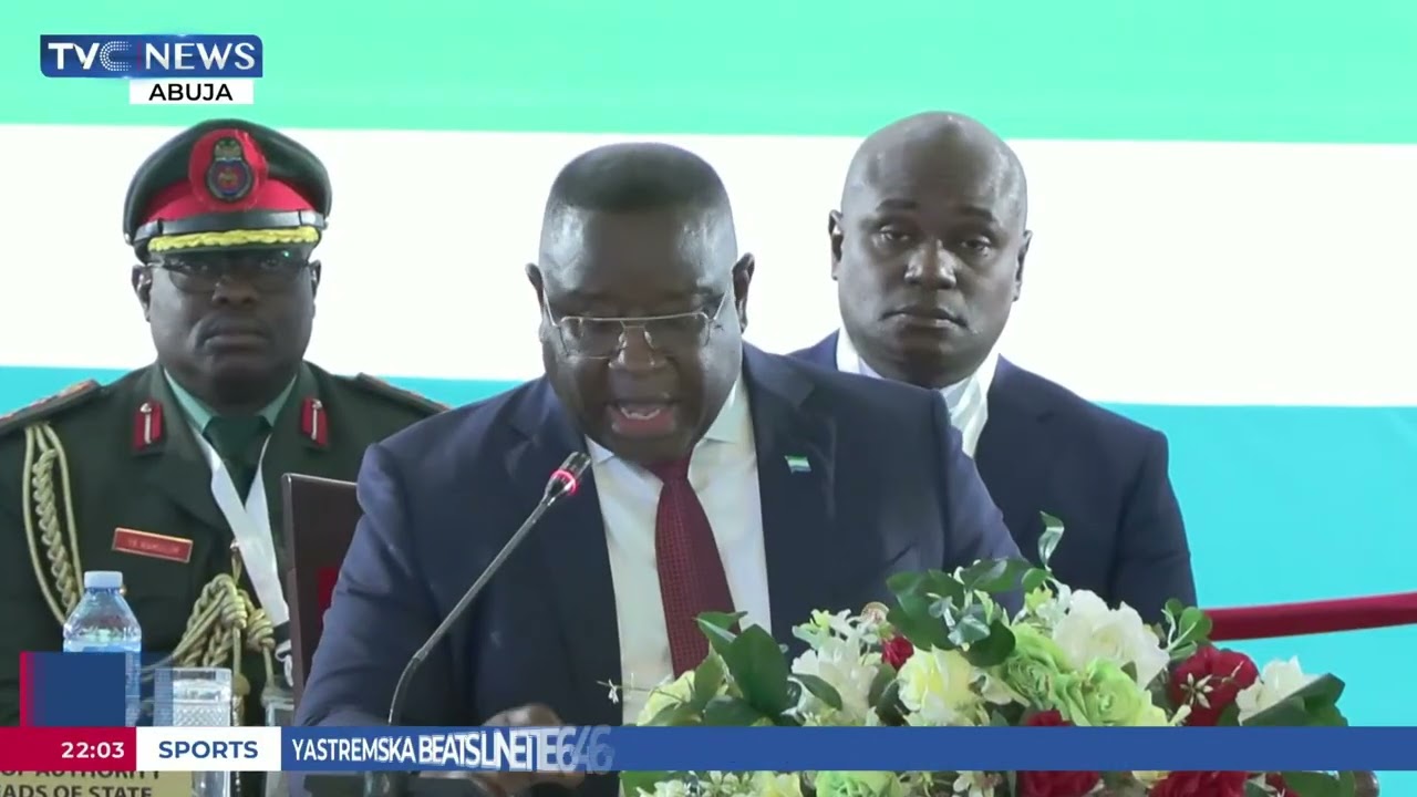 President Tinubu Hands Over Ecowas Chairmanship To Sierra Leone's President Maada Bio