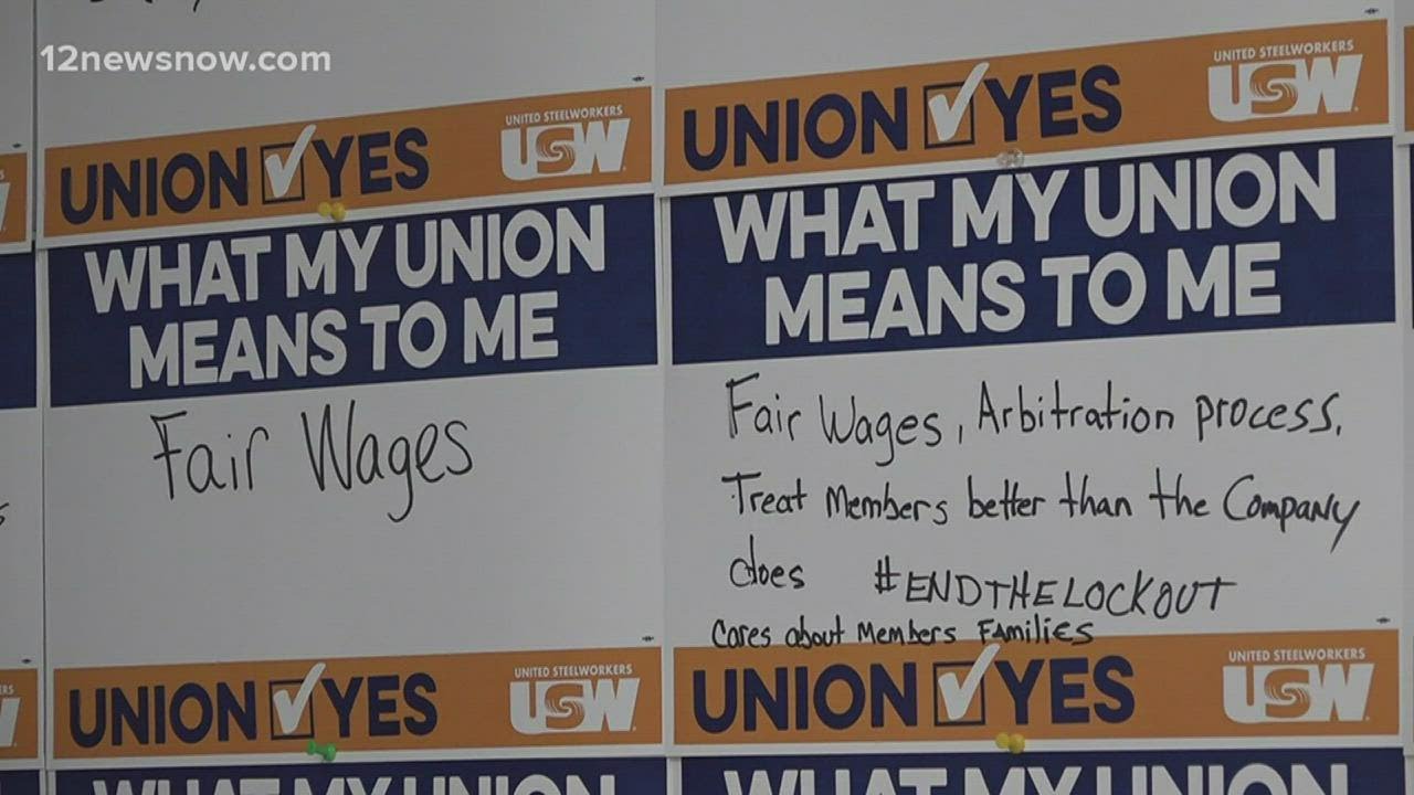 United Steelworkers battling misinformation ahead of holidays as ExxonMobil lockout continues