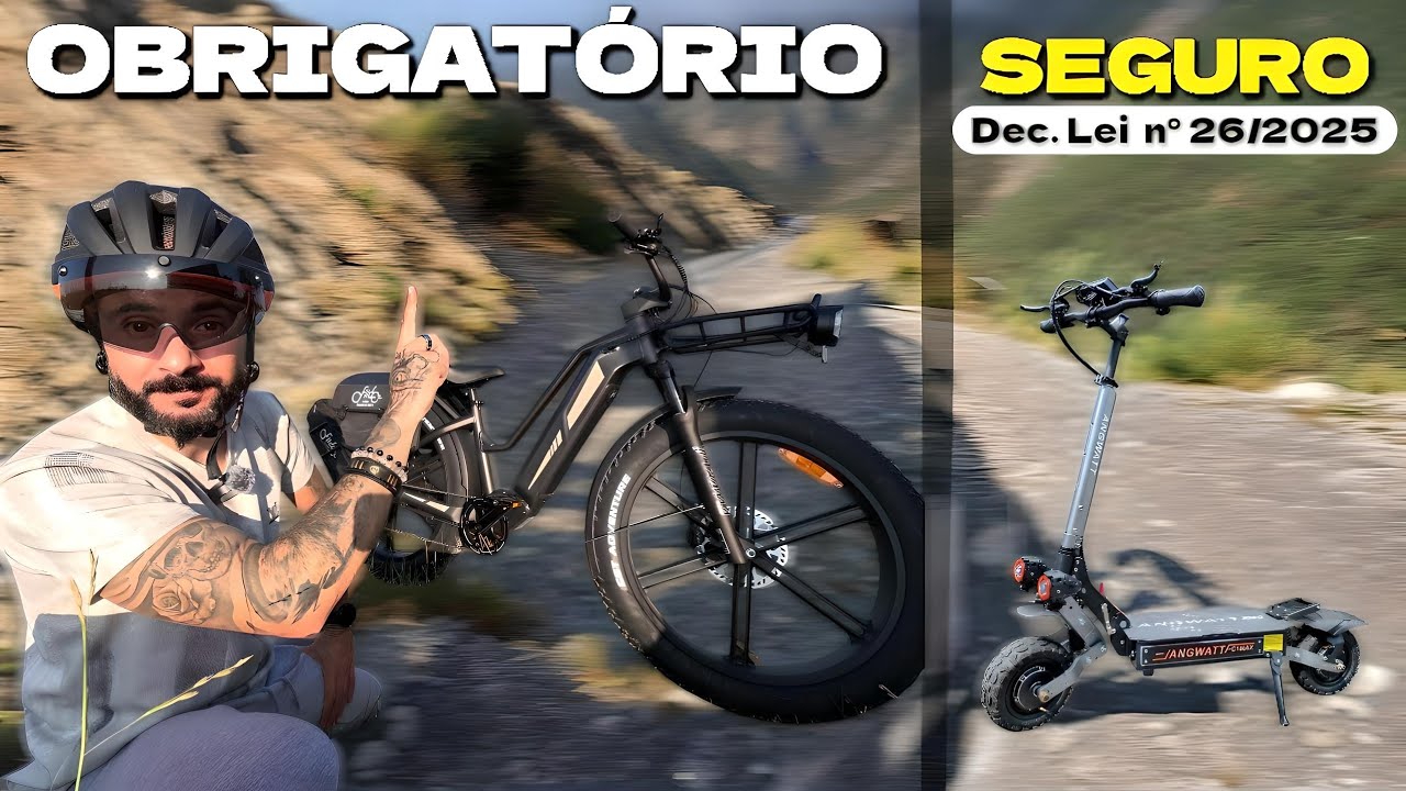 Legal ou ilegal? SEGURO (como fazer) Bicicletas e Trotinetes Elétricas - Decreto Lei nº 26/2025