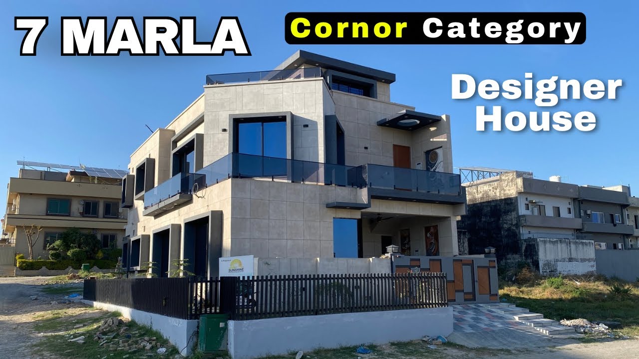 7 MARLA Cornor Category Designer House for Sale in B17 ISLAMABAD | Ghar aisa hona Chahiye 🔥