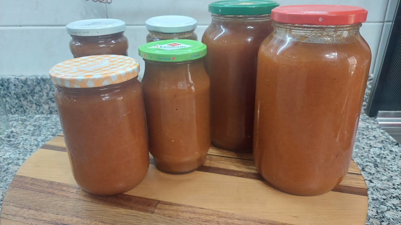 مربى المشمش قليل السكر.  Apricot jam
