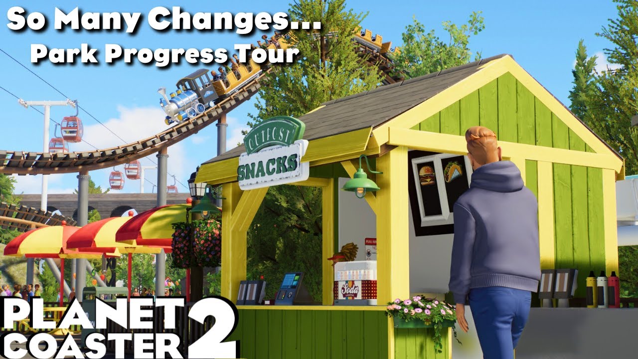 Planet Coaster 2 Update 6 Tour | On-Ride Photo Booths, Gift Shops & More!