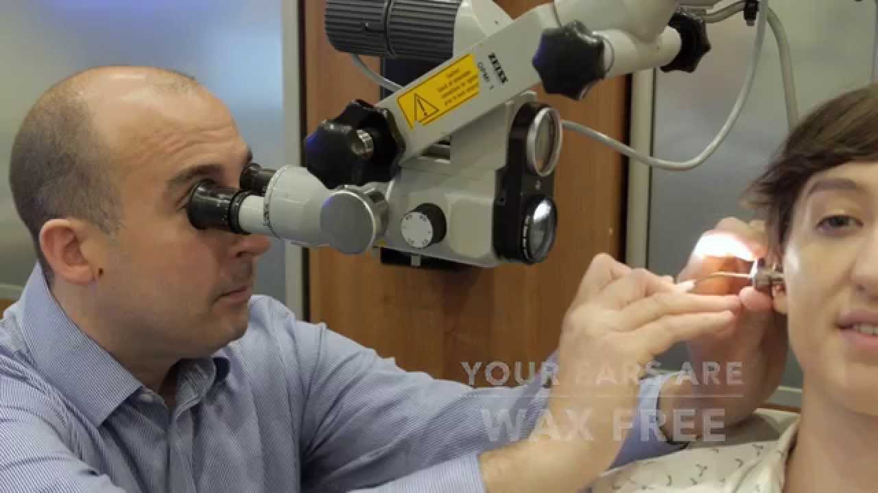Ear Wax removal with Microsuction