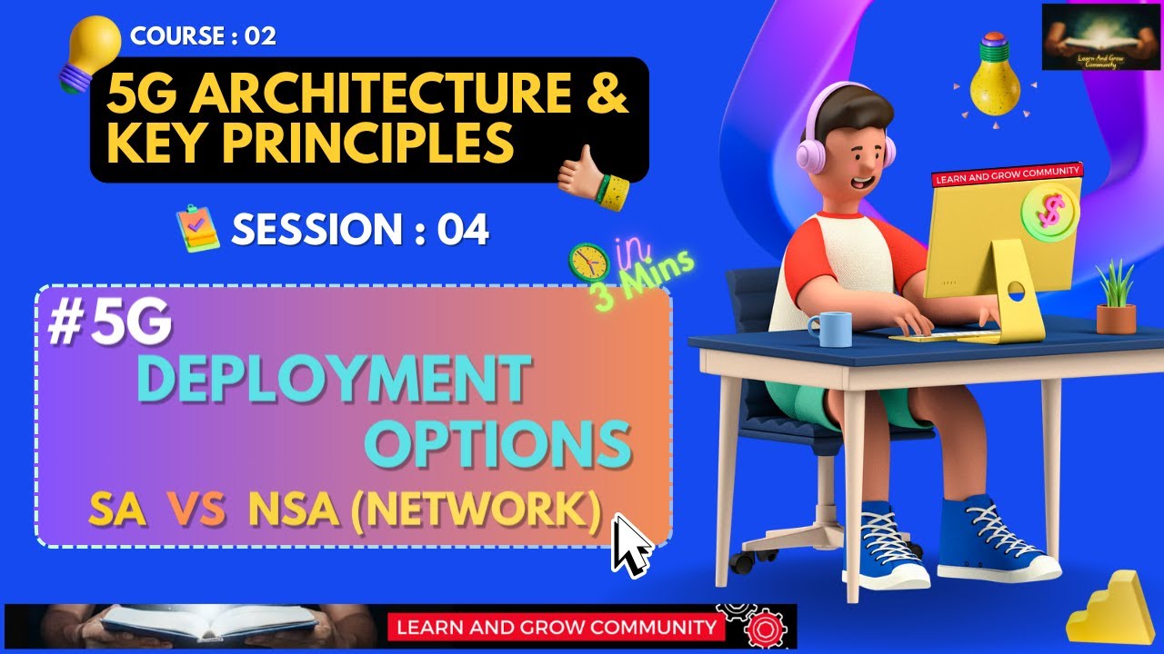 #04 : What are 5G Deployment Options ? Why existing telco choosing NSA deployment | Course 02 #5g