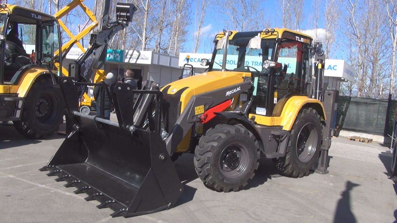 Mecalac TLB890PS Backhoe Loader (2023) Exterior and Interior