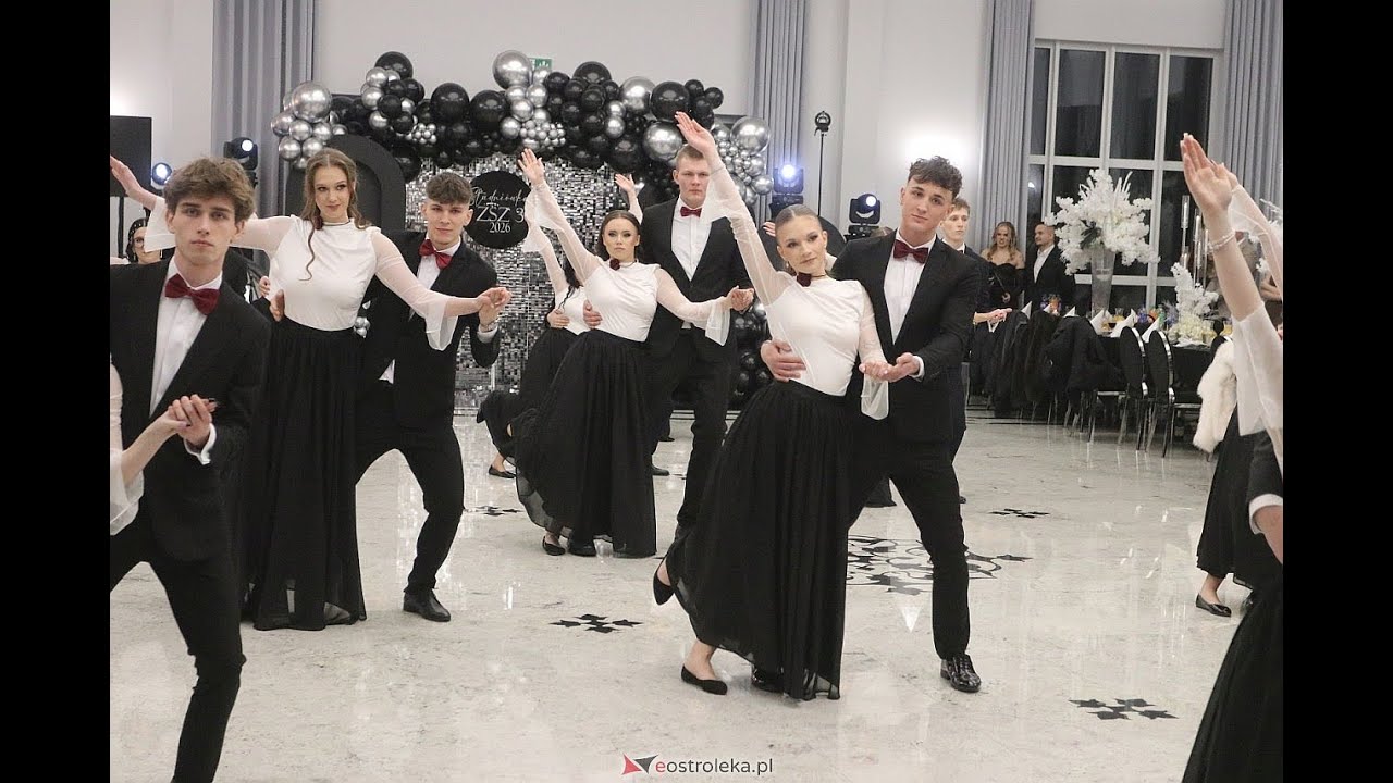Studniówka 2026 - PIĘKNY POLONEZ ZSZ 3 w Ostrołęce ❤️