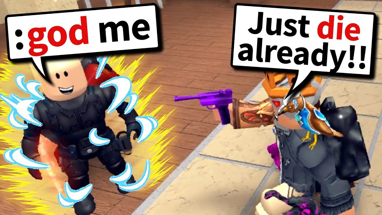 This PSYCHIC HACKER would NEVER lose... so I DESTROYED HIM. (Roblox Murder Mystery 2)