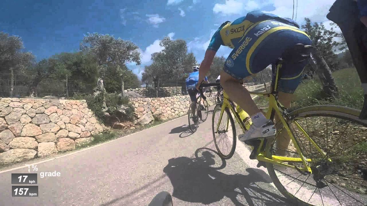 Climb of Puig Major from Soller side (Mallorca) with too heavy gears, CK Uni; Uppsala; Sweden HD