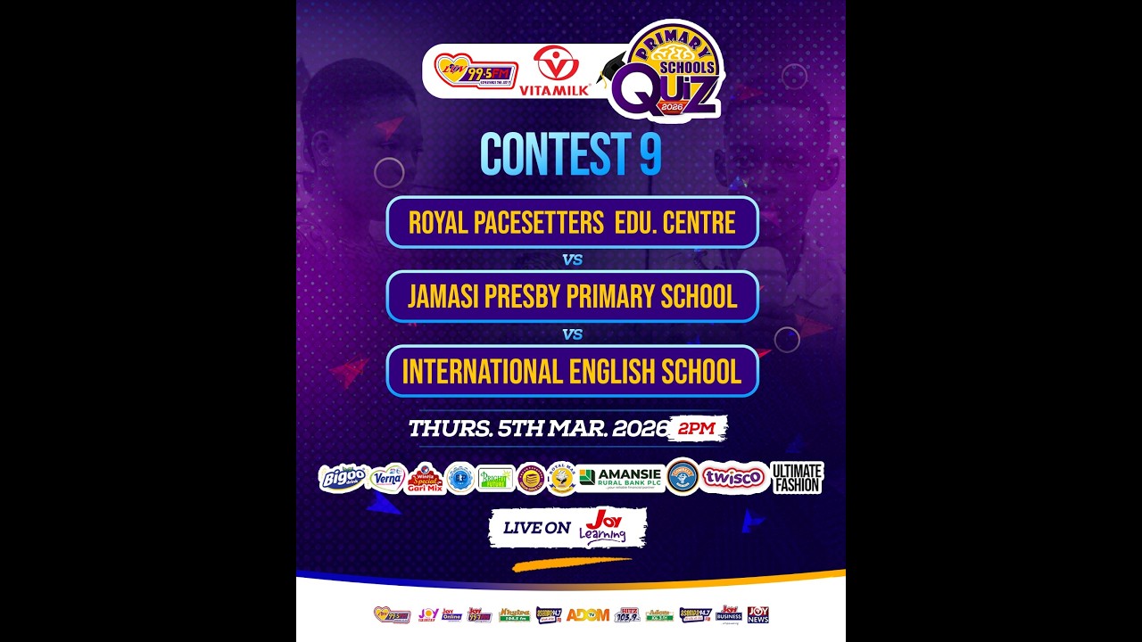 Contest 9 : Royal Pacesetters Academy vs Jamasi Presby Primary vs International English Scxhool