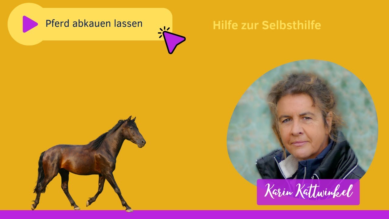 Pferd abkauen lassen | HILFE ZUR SELBSTHILFE | Karin Kattwinkel