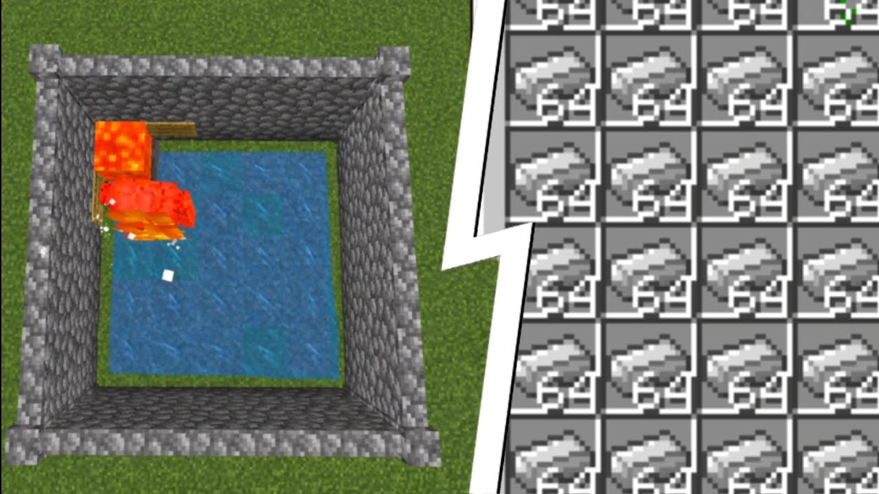 FARM DE FERRO  MAIS FÁCIL E EFICIENTE DO MINECRAFT! (JAVA E BEDROCK)