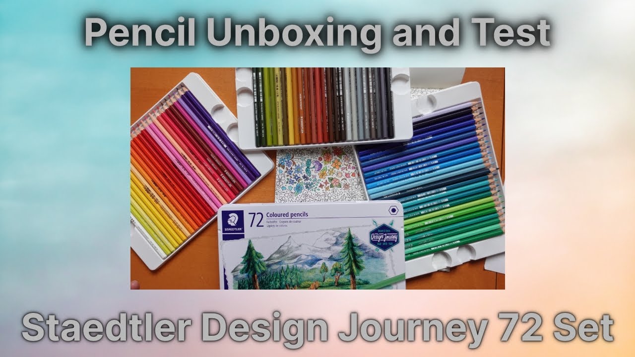 Unboxing - Staedtler Design Journey Pencils (72 Set)