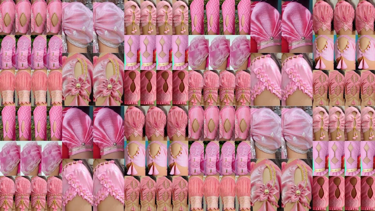 pink colour blouse design 2025/pink blouse designs/pink colour saree combination blouse/blauj dizain