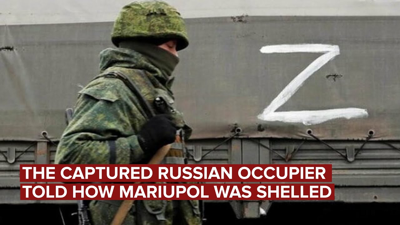 The captured russian occupier told how Mariupol was shelled