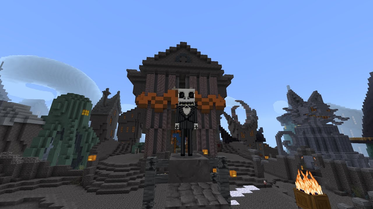 Minecraft The Nightmare Before Christmas mashup pack all mob textures