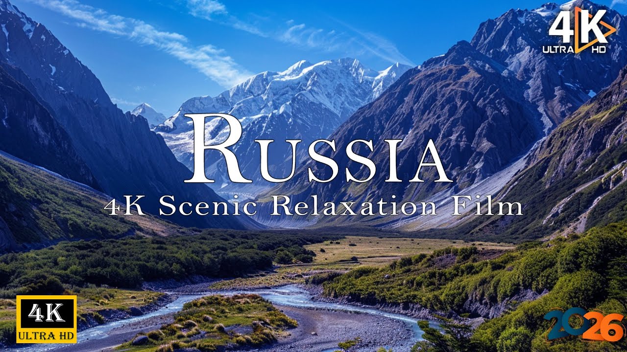 Russia in 4K Ultra HD 🇷🇺 | From Saint Petersburg to Kamchatka | Cinematic Drone Film