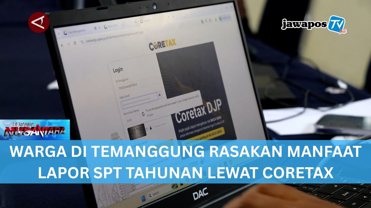 WARGA DI TEMANGGUNG RASAKAN MANFAAT LAPOR SPT TAHUNAN LEWAT CORETAX || BERANDA NUSANTARA