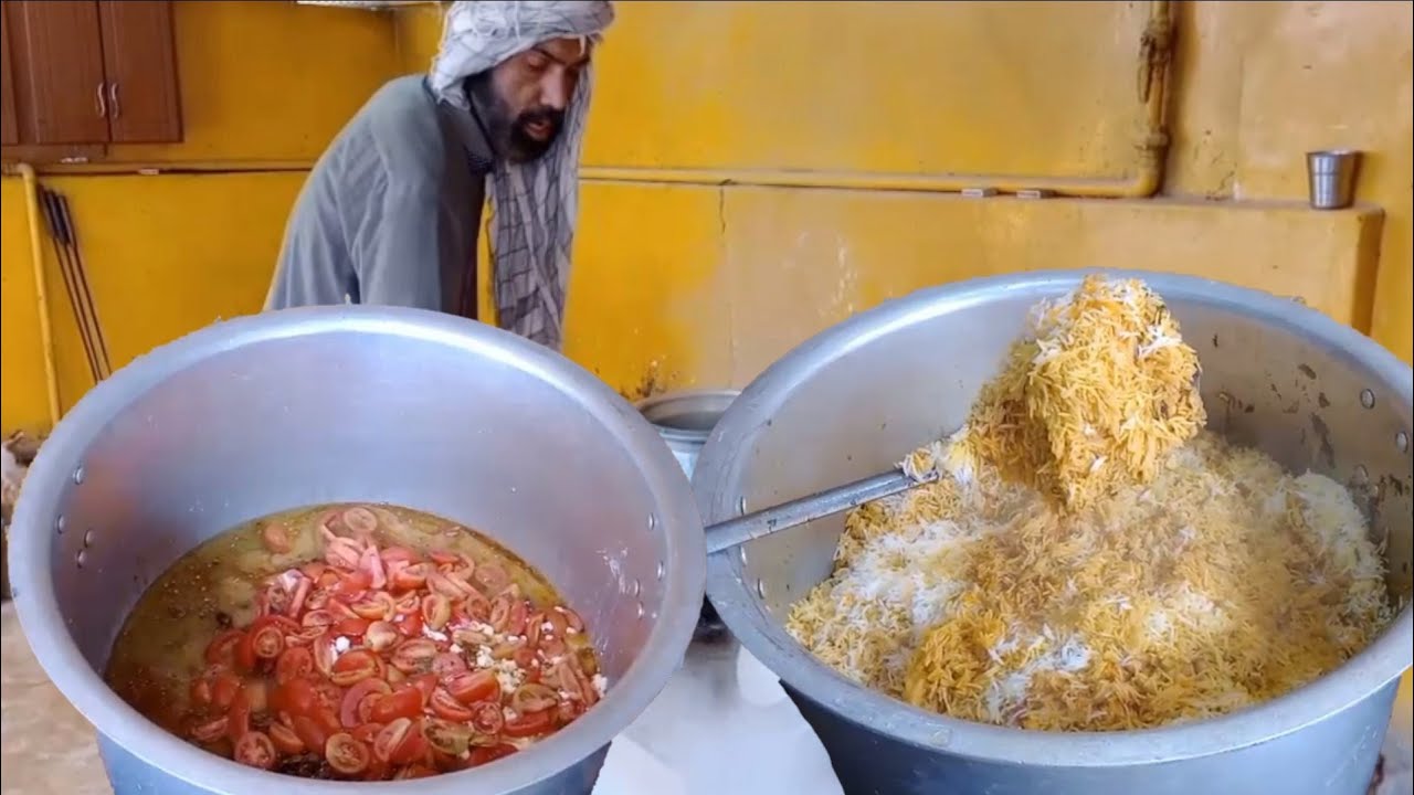 Channa Biryani 5KG | Commercial Channa Biryani Recipe By Tahir Mehmood Food Secrets
