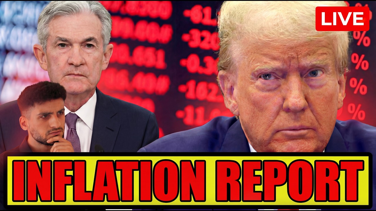 LIVE CPI REPORT: Inflation Shock Could Decide Rate Cuts Today | Markets, Bitcoin, Fed Reaction