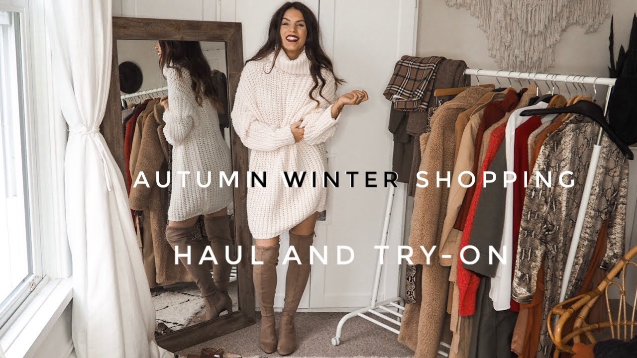 Autumn Winter Shopping Haul Video | Zara, H&M, Very