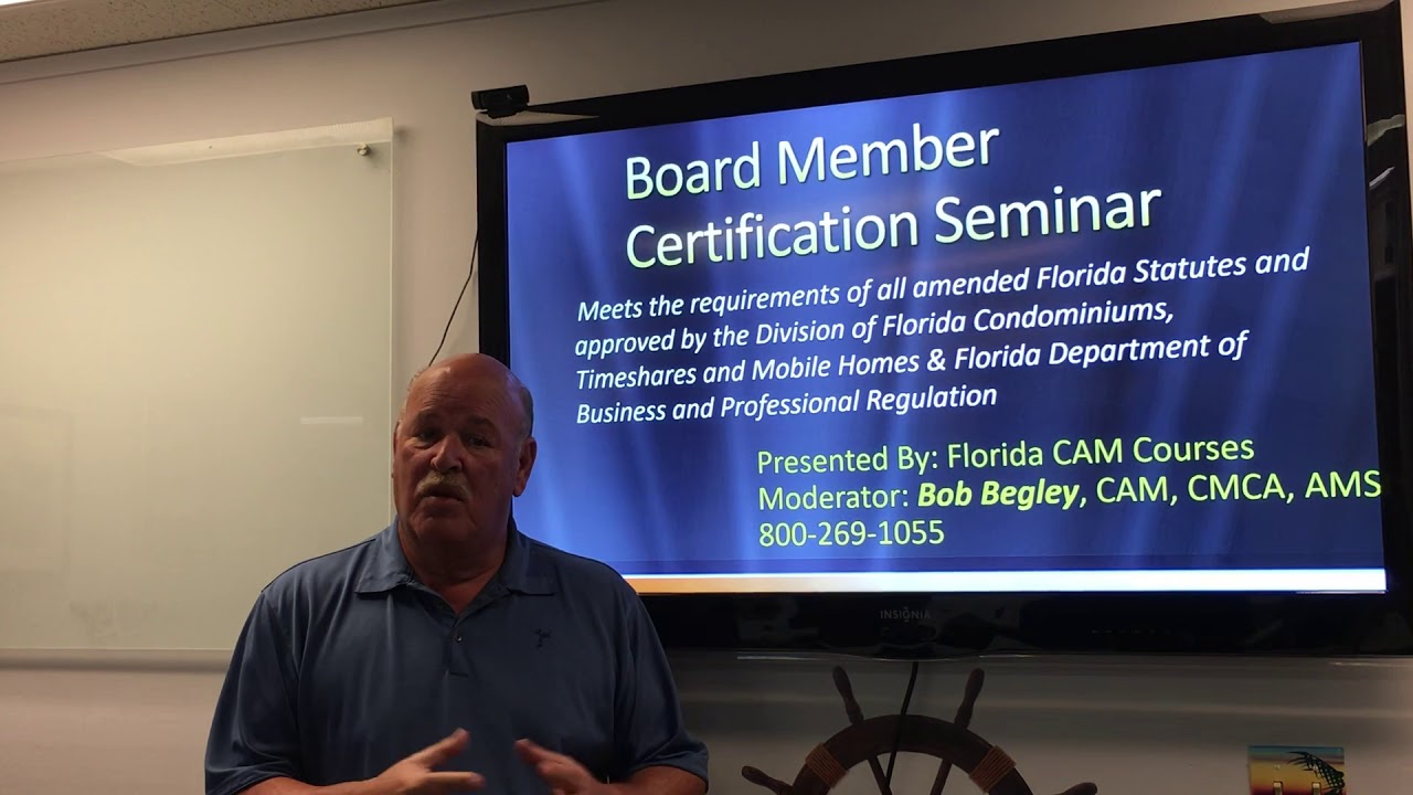 2018 Board Member Certification