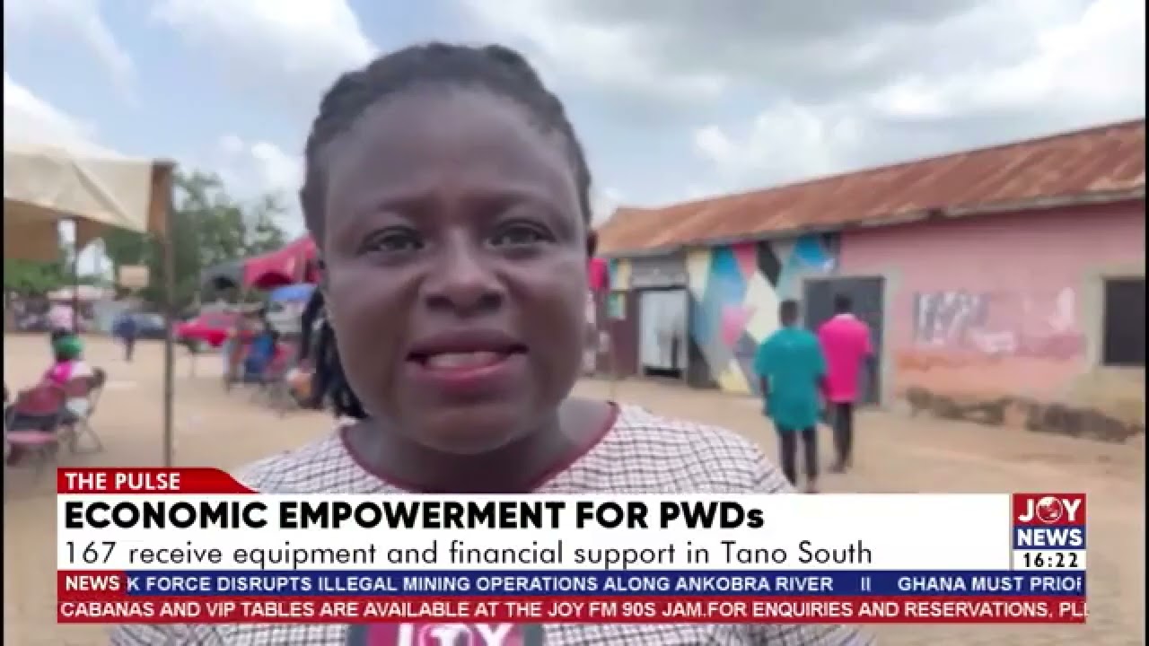 Economic Empowerment For PWD's: 167 receive equipment and financial support in Tano South.