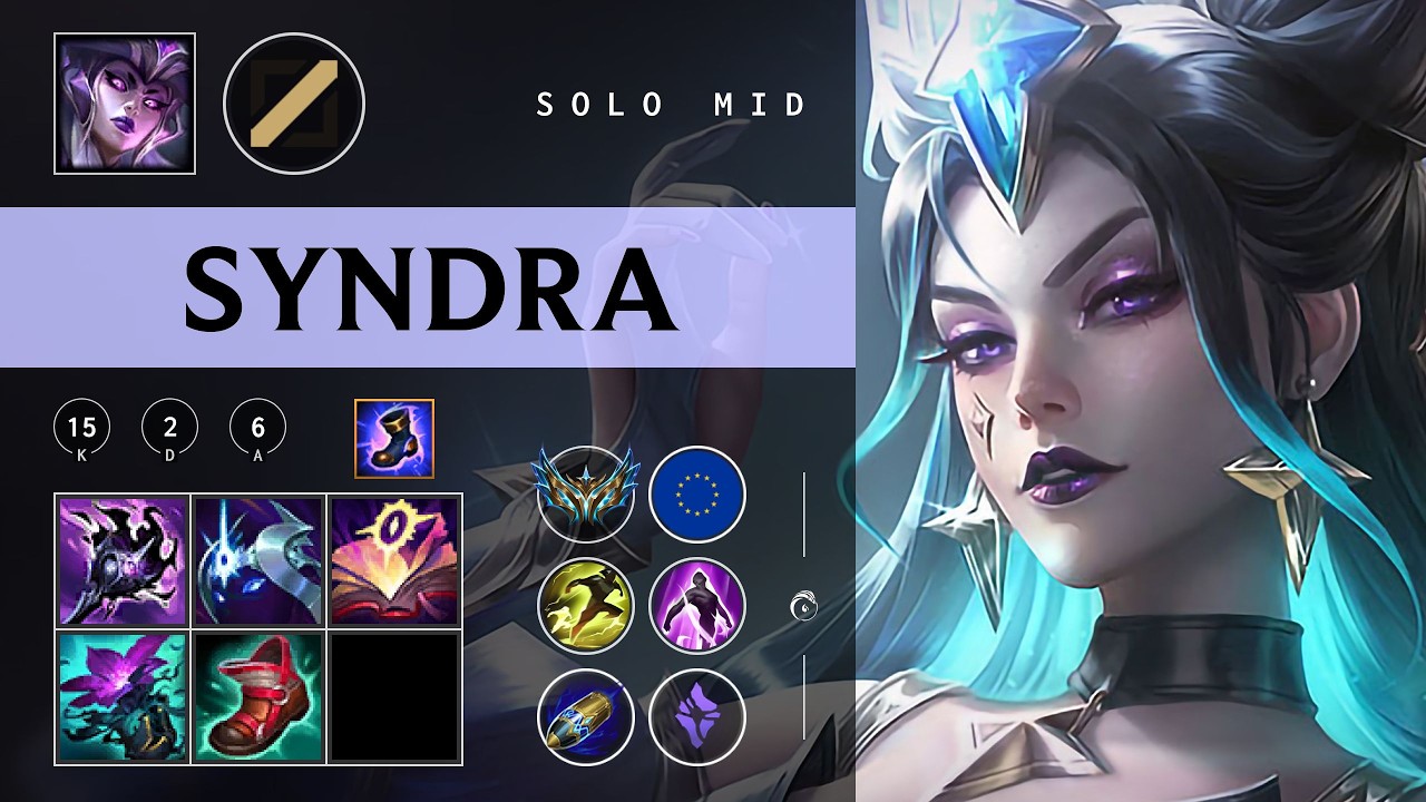 Syndra Mid vs Tristana - EUW Challenger Patch 26.06